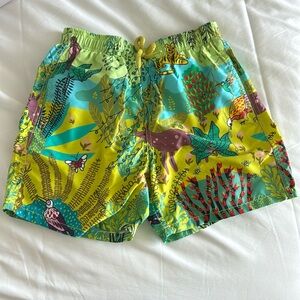 Vilebrequin Kids Swim Trunks - Multicolor Jungle Print